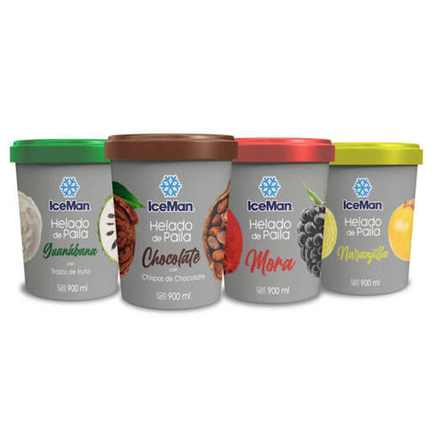 Ingredientes para preparar helados artesanales