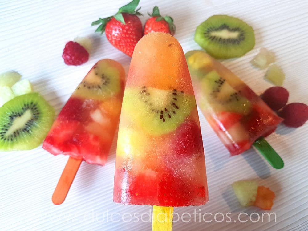 Sabores de helado elaborados con frutas naturales