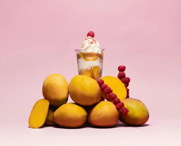 Sabores gourmet de helado con diferentes combinaciones