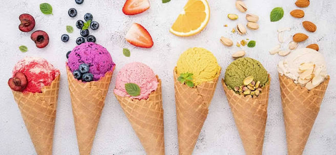 Helados artesanales elaborados con frutas naturales